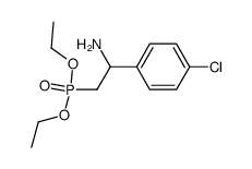 diethyl (2-amino-2-(4-chlorophenyl)ethyl)phosphonate Structure