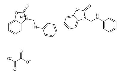 3-(anilinomethyl)-1,3-benzoxazol-2-one,nickel(2+),oxalate Structure