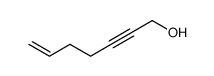 hept-6-en-2-yn-1-ol结构式