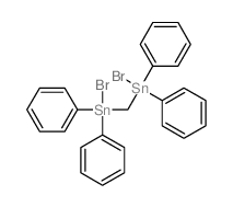 Stannane, methylenebis[bromodiphenyl- Structure
