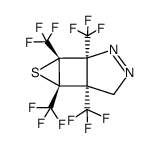 1,2,4,5-tetrakis(trifluoromethyl)-3-thia-6,7-diazatricyclo[3.3.0.02,4]oct-6-ene Structure