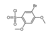 5-bromo-2,4-dimethoxybenzenesulfonyl chloride Structure