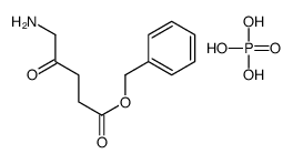 benzyl 5-amino-4-oxopentanoate,phosphoric acid Structure