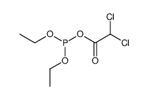 dichloroacetyl-phosphorous acid diethyl ester Structure