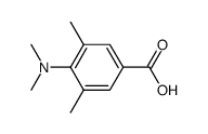 4-dimethylamino-3,5-dimethyl-benzoic acid结构式