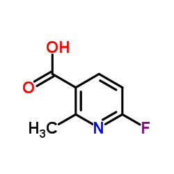 6-氟-2-甲基烟酸结构式