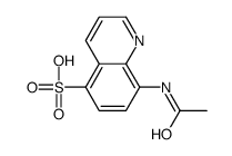 8-acetamidoquinoline-5-sulfonic acid结构式