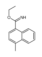 4-METHYL-NAPHTHALENE-1-CARBOXIMIDIC ACID ETHYL ESTER结构式