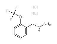 2-TRIFLUOROMETHOXY-BENZYL-HYDRAZINE structure