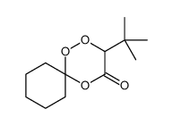 3-tert-butyl-1,2,5-trioxaspiro[5.5]undecan-4-one结构式