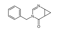 3-benzyl-3,5-diazabicyclo[4.1.0]hept-4-en-2-one结构式