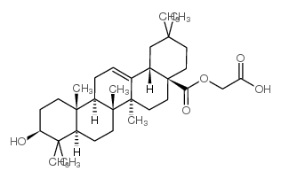 齐墩果酸羧甲酯结构式