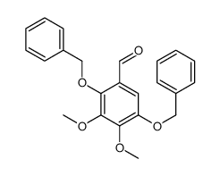 3,4-dimethoxy-2,5-bis(phenylmethoxy)benzaldehyde结构式
