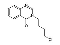 3-(4-chlorobutyl)quinazolin-4-one结构式