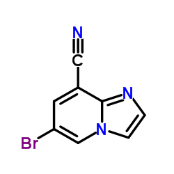 6-溴咪唑并[1,2-a]吡啶-8-甲腈结构式