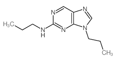 N,9-dipropylpurin-2-amine结构式