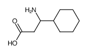 3-amino-3-cyclohexylpropionic acid Structure