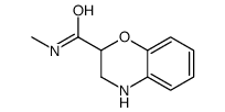 N-methyl-3,4-dihydro-2H-1,4-benzoxazine-2-carboxamide结构式
