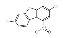 9H-Fluorene,2,7-dichloro-4-nitro- Structure