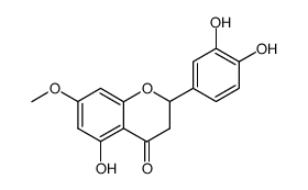 7-methoxy-3',4',5-trihydroxyflavanone Structure