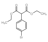 2-(4-溴苯基)-丙二酸-1,3-二乙酯结构式