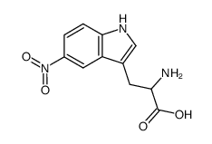 5-nitro-L-tryptophan结构式