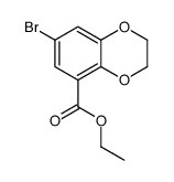 ethyl 7-bromo-2,3-dihydro-1,4-benzodioxine-5-carboxylate Structure