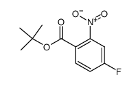 tert-Butyl 4-fluoro-2-nitrobenzoate structure