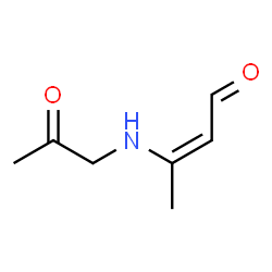 2-Butenal, 3-[(2-oxopropyl)amino]-, (Z)- (9CI) structure