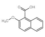 2-甲氧基-1-萘甲酸结构式