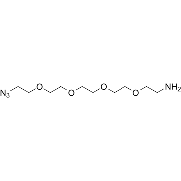 叠氮基-PEG4-胺结构式