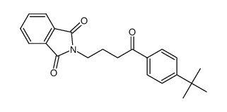 2-(4-(4-tert-butylphenyl)-4-oxobutyl)isoindoline-1,3-dione Structure