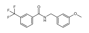 N-(3-methoxybenzyl)-3-(trifluoromethyl)benzamide Structure