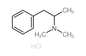 N,N-dimethyl-1-phenylpropan-2-amine,hydrochloride结构式