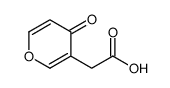 2-(4-oxopyran-3-yl)acetic acid Structure