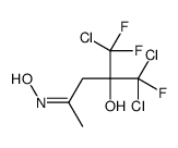 (4Z)-1,1-dichloro-2-[chloro(difluoro)methyl]-1-fluoro-4-hydroxyiminopentan-2-ol结构式