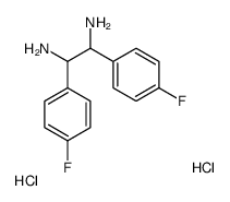 (1S,2S)-1,2-双(4-氟苯基)乙二胺二盐酸盐结构式