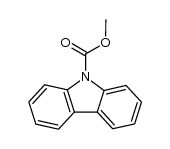 carbazole-9-carboxylic acid methyl ester Structure