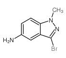 3-bromo-1-methyl-1H-indazol-5-amine Structure
