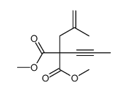 dimethyl 2-(2-methylprop-2-enyl)-2-prop-1-ynylpropanedioate Structure