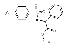 S-苯基-(对甲苯磺酰胺基)-乙酸甲酯结构式