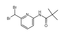 N-[6-(dibromomethyl)-2-pyridyl]pivalamide Structure