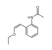 (Z)-2-(2-ethoxyethenyl)acetanilide结构式
