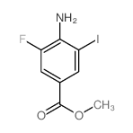 Methyl 4-amino-3-fluoro-5-iodobenzoate Structure
