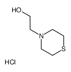 2-thiomorpholin-4-ylethanol,hydrochloride Structure