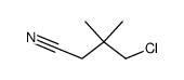 4-chloro-3,3-dimethylbutyronitrile结构式
