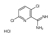 3,6-dichloropyridine-2-carboximidamide,hydrochloride Structure