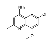4-Amino-6-chloro-8-methoxy-2-methylquinoline picture