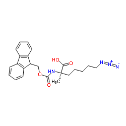 (S)-N-Fmoc-2-(5'-azido)alanine Structure