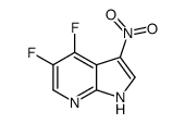 4,5-Difluoro-3-nitro-1H-pyrrolo[2,3-b]pyridine structure